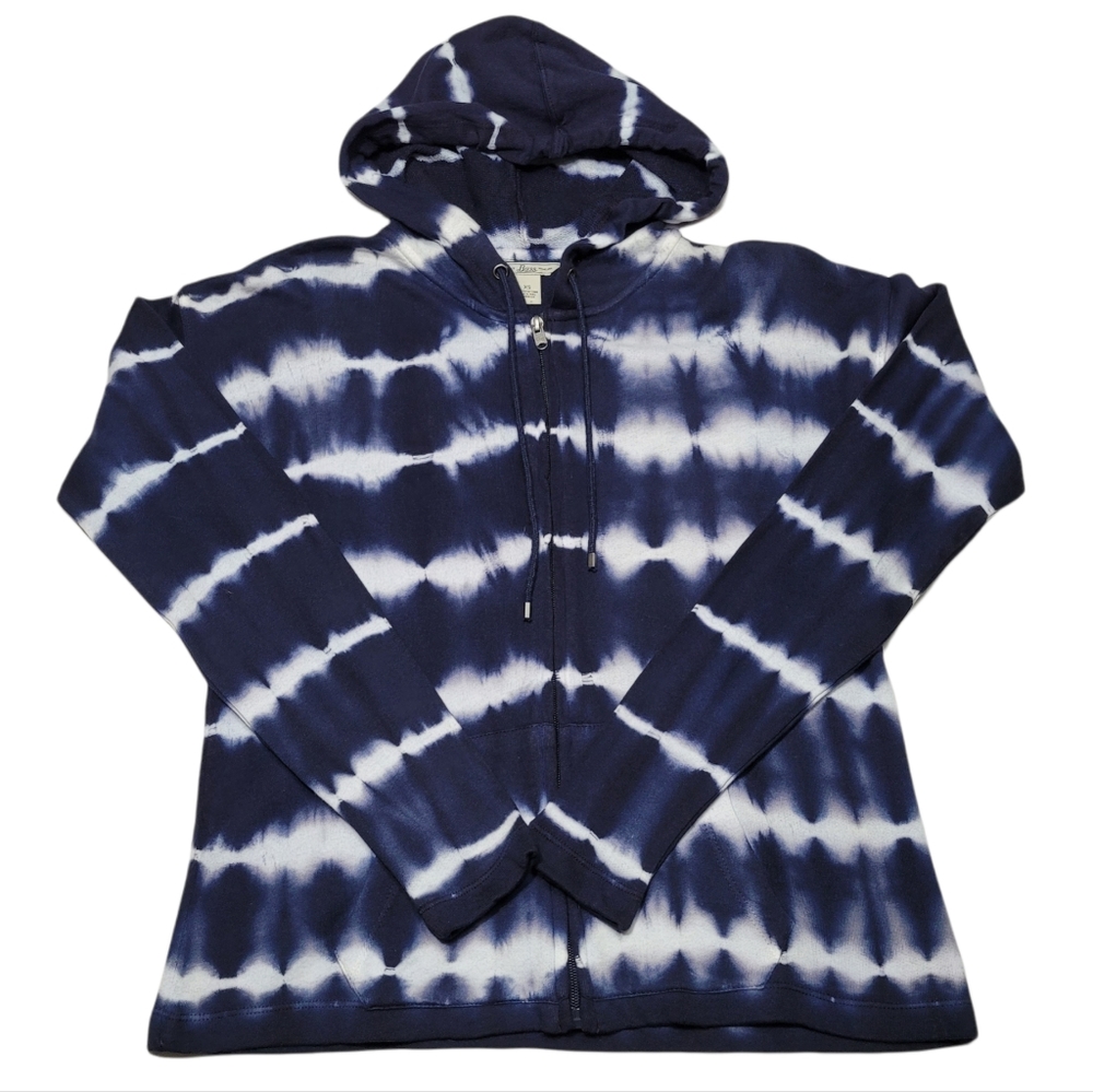 Bass Tie Dye Zip Up Hooded Jacket Sz XS. Womens.